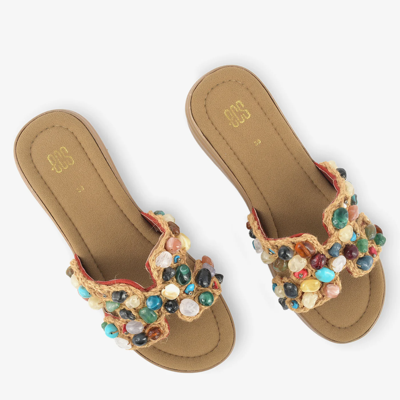 Gemstone Mosaic Wedge Slides - Image 7