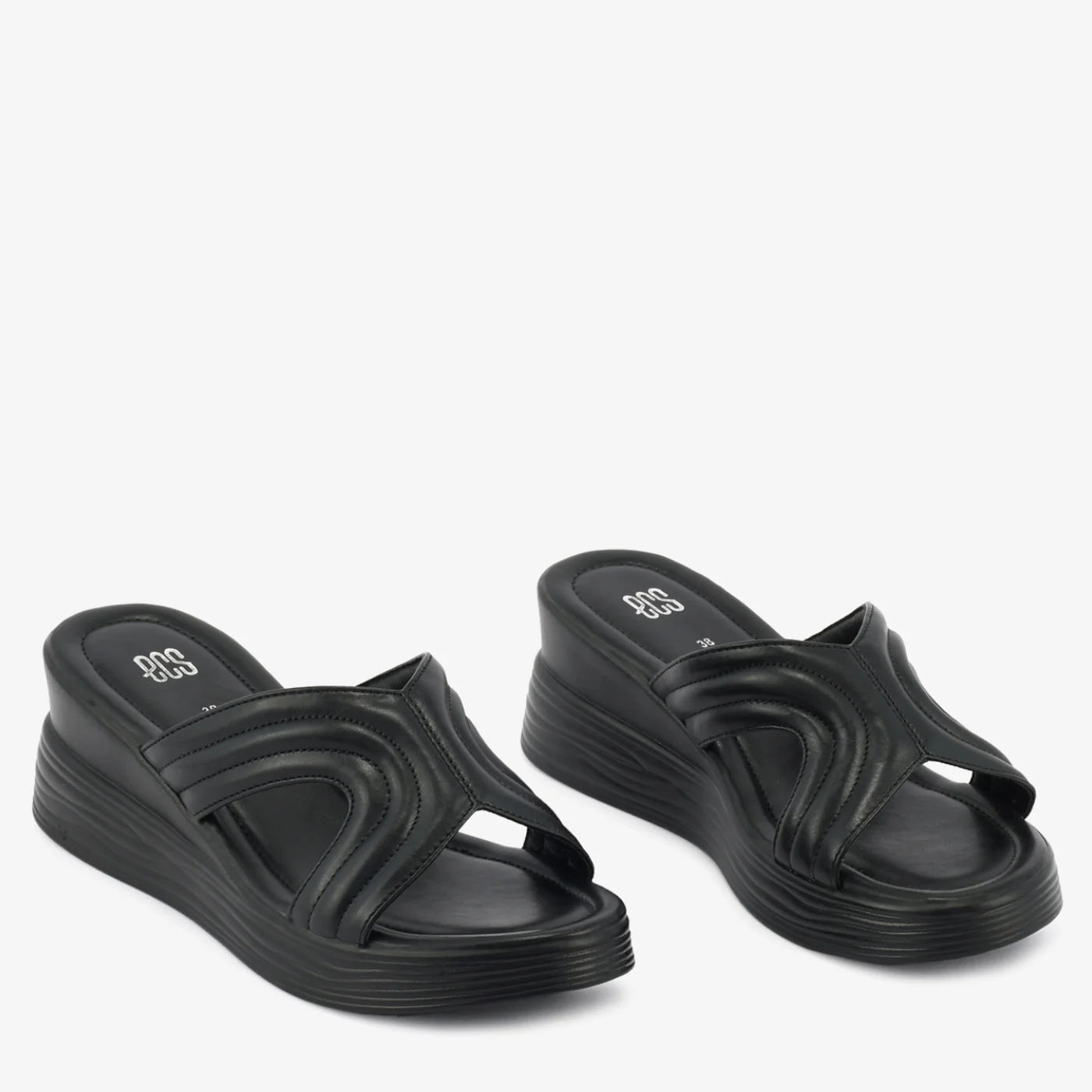 Sculpted Wedge Slides - Image 2