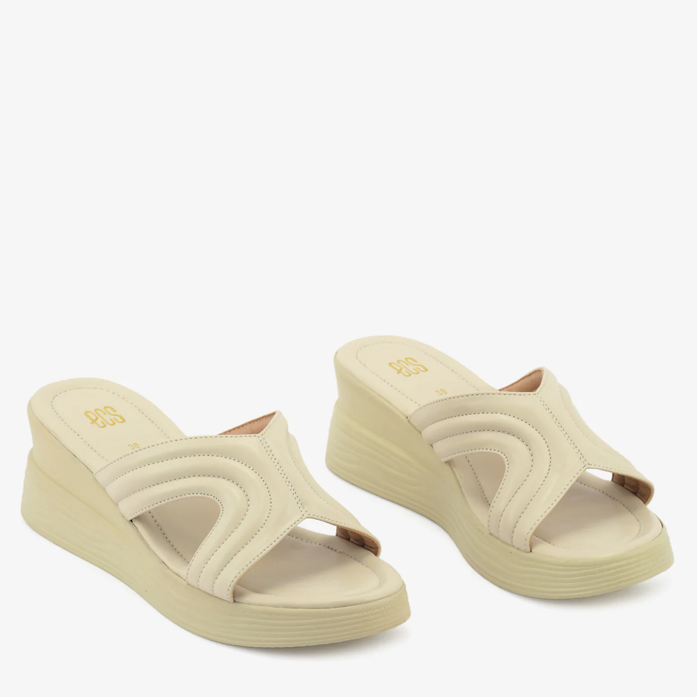 Sculpted Wedge Slides - Image 7