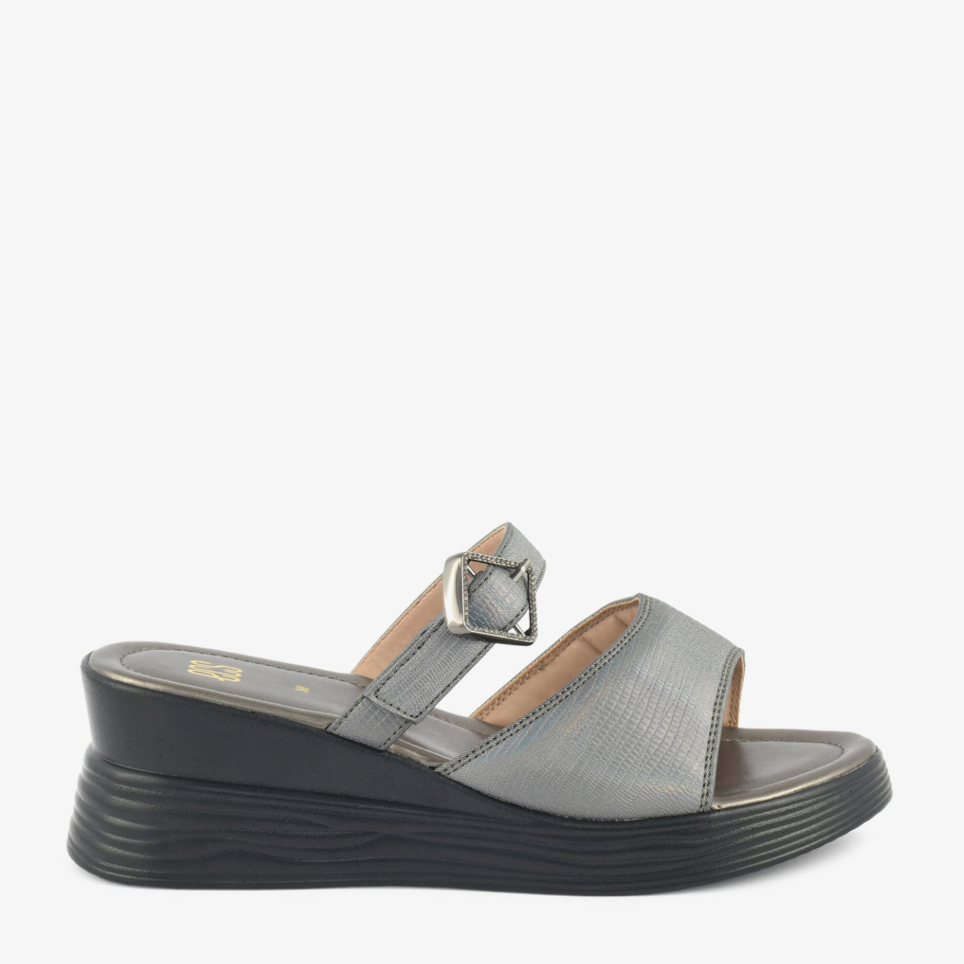 Buckle Up Wedge Slides - Image 8