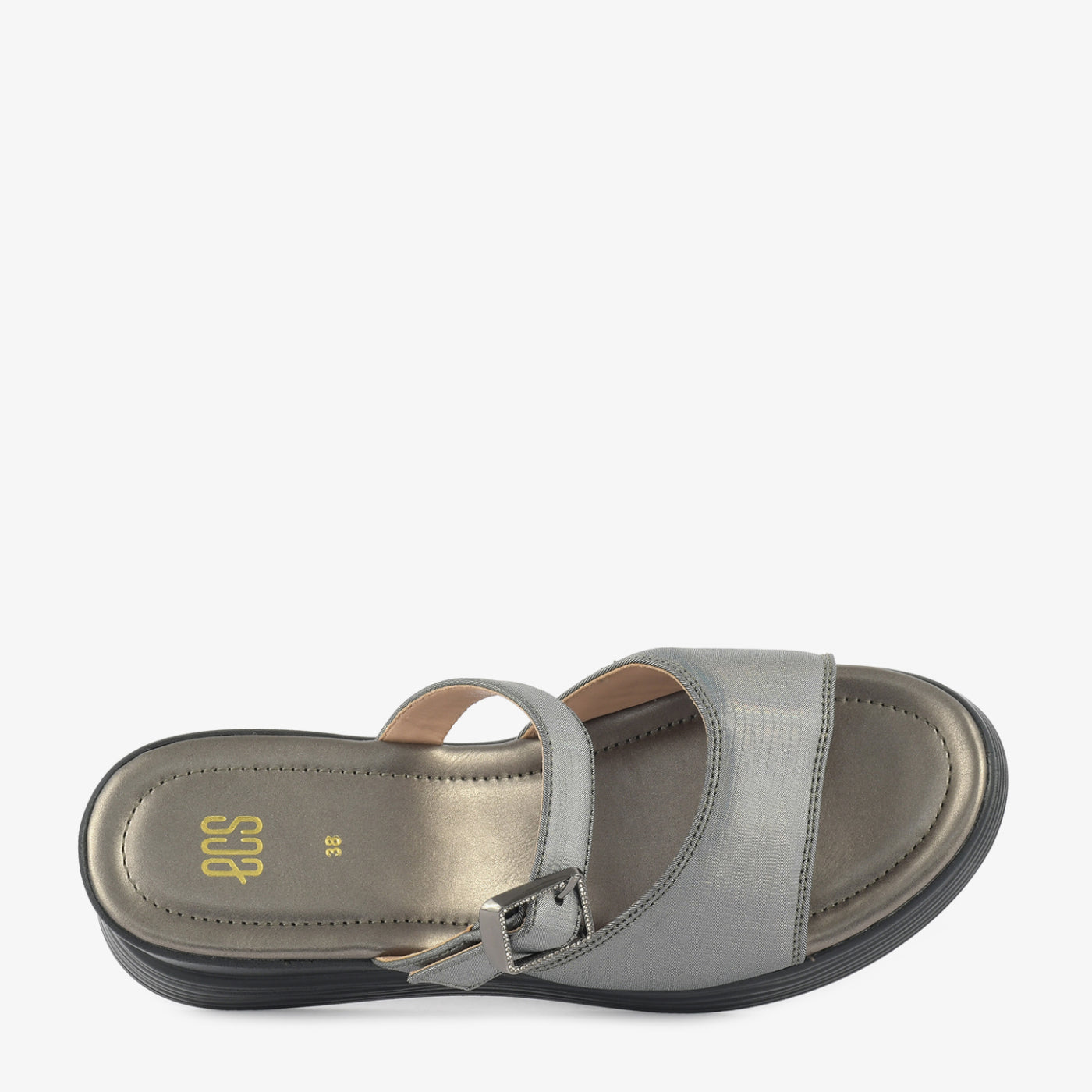 Buckle Up Wedge Slides - Image 9