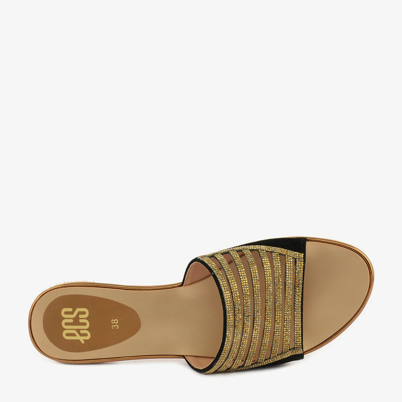 Golden Glam Flats - Image 3
