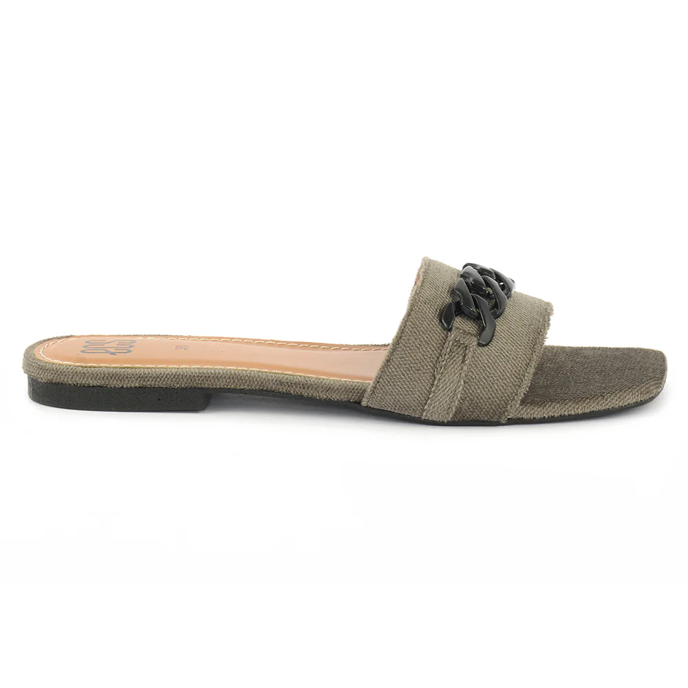 Matte Chain Slipper - Image 2