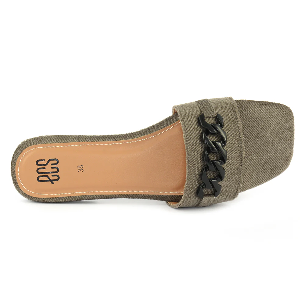 Matte Chain Slipper - Image 3