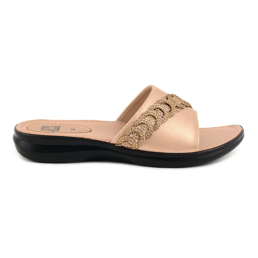 Diamante Strap Slippers - Image 2