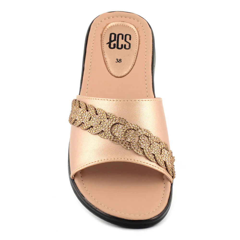 Diamante Strap Slippers - Image 4