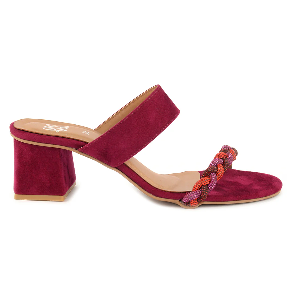 Braid Glittery Slipper - Image 2