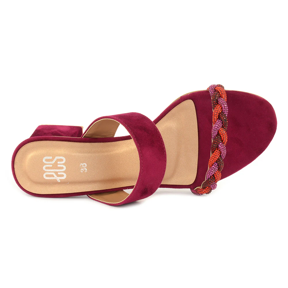 Braid Glittery Slipper - Image 3