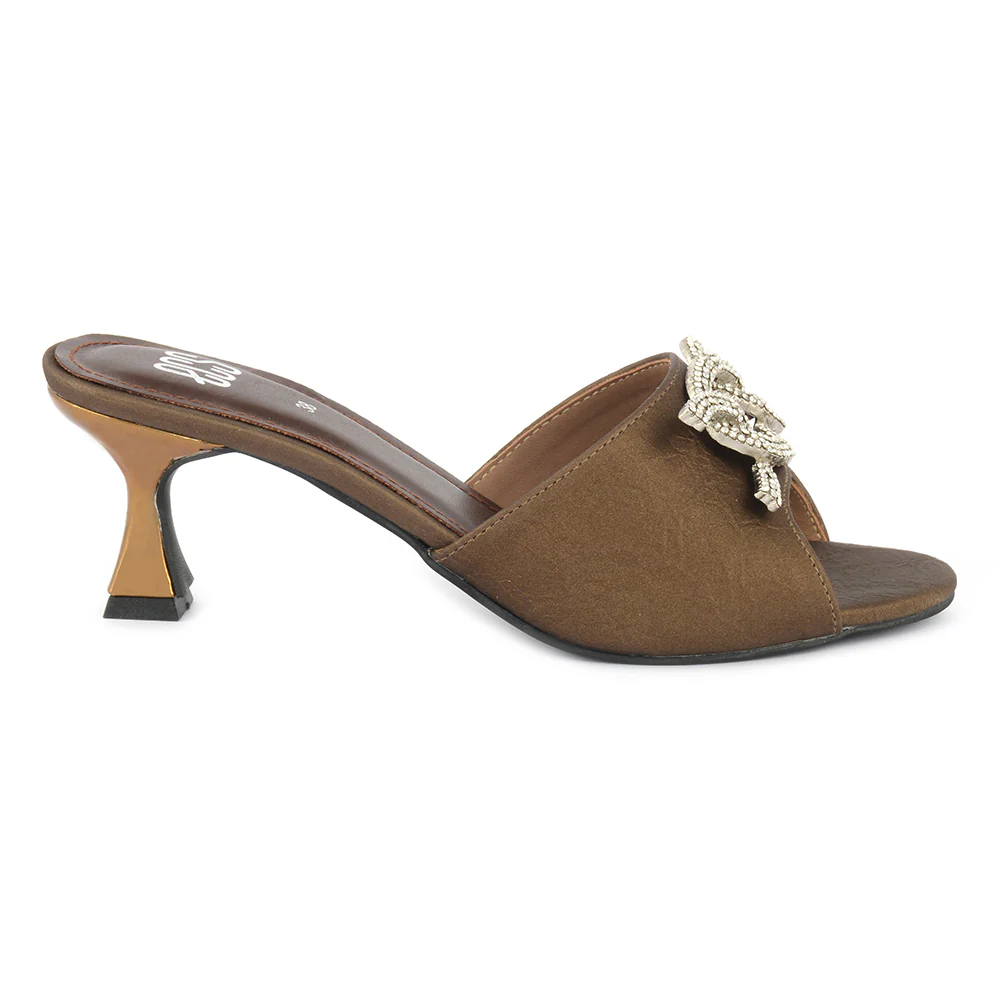 Matte Spool Heel - Image 2