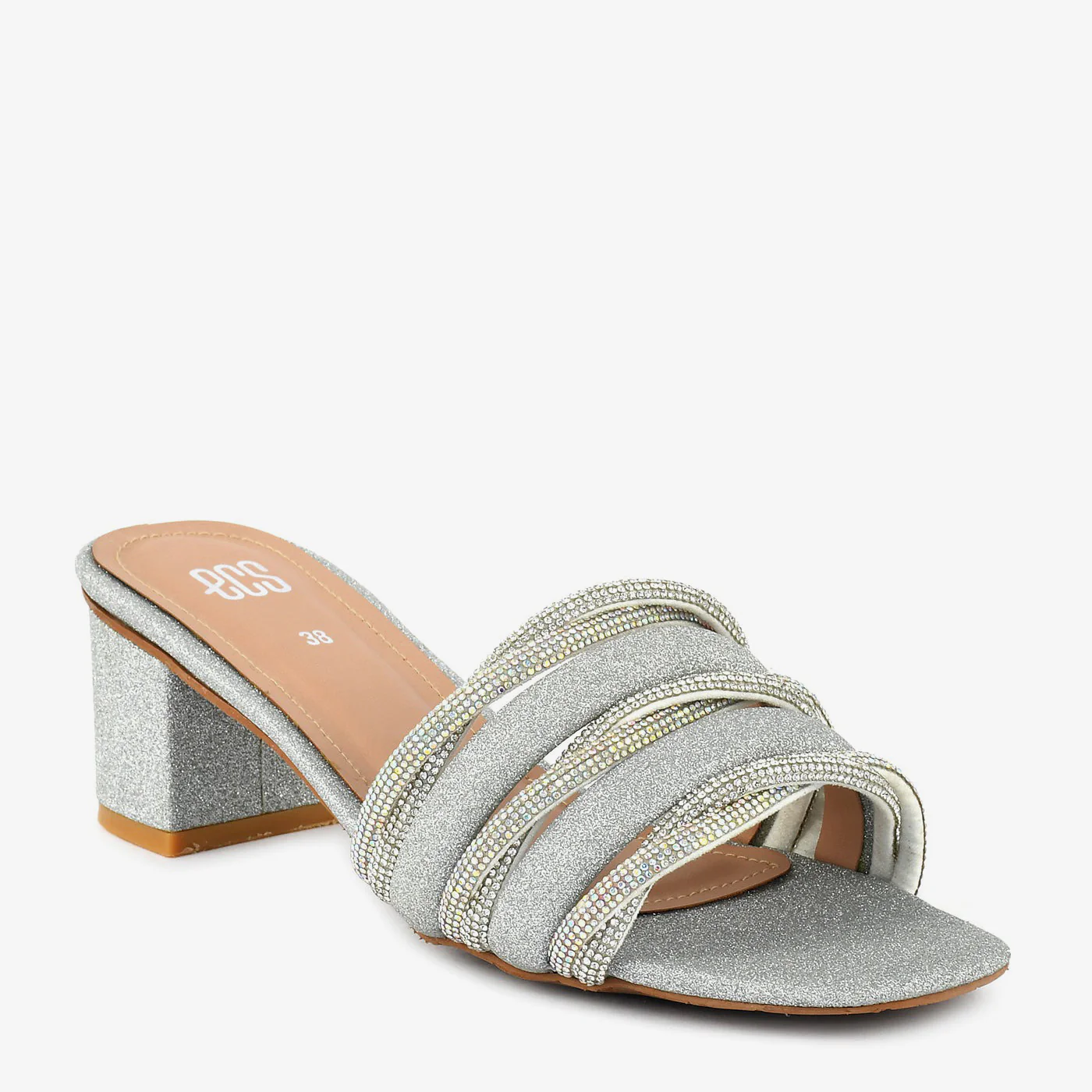 Glitter Nagina Block Heels - Image 5