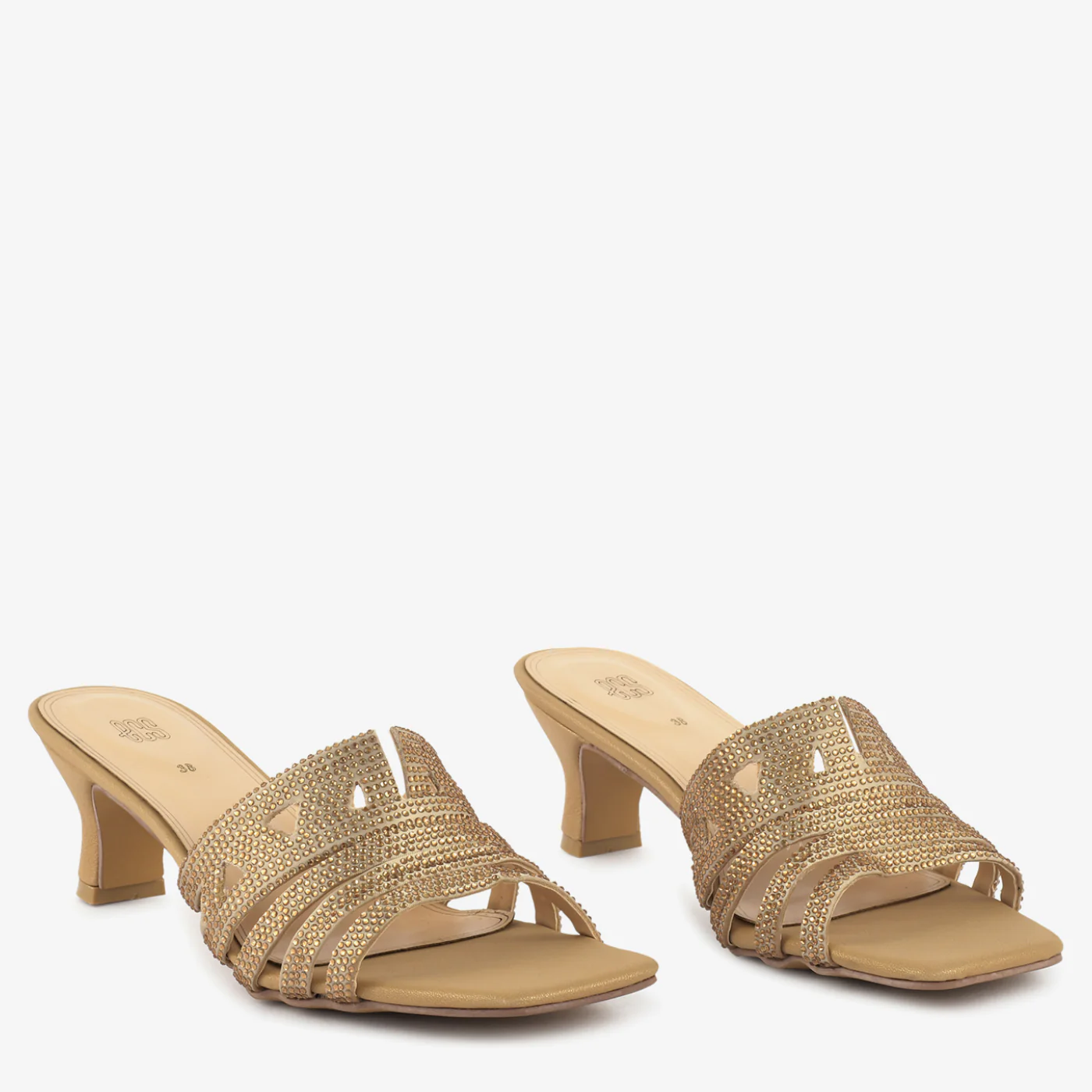 Crystal Strap Heels - Image 7