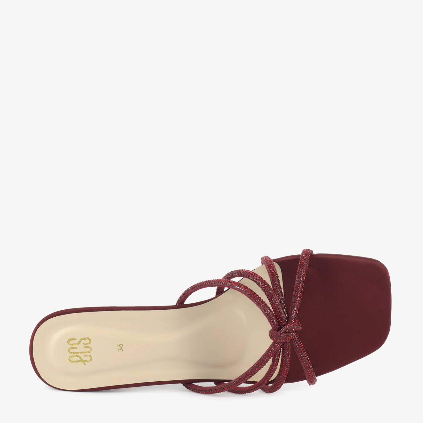 Rhinestone Embellished Block Heel - Image 4