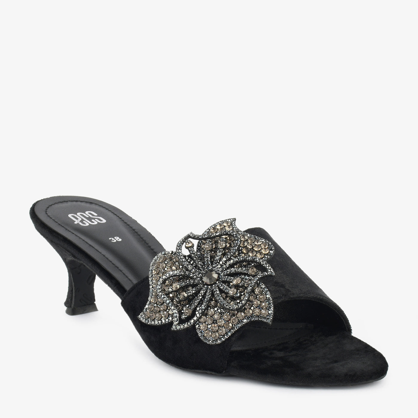 Midnight Bloom Heel