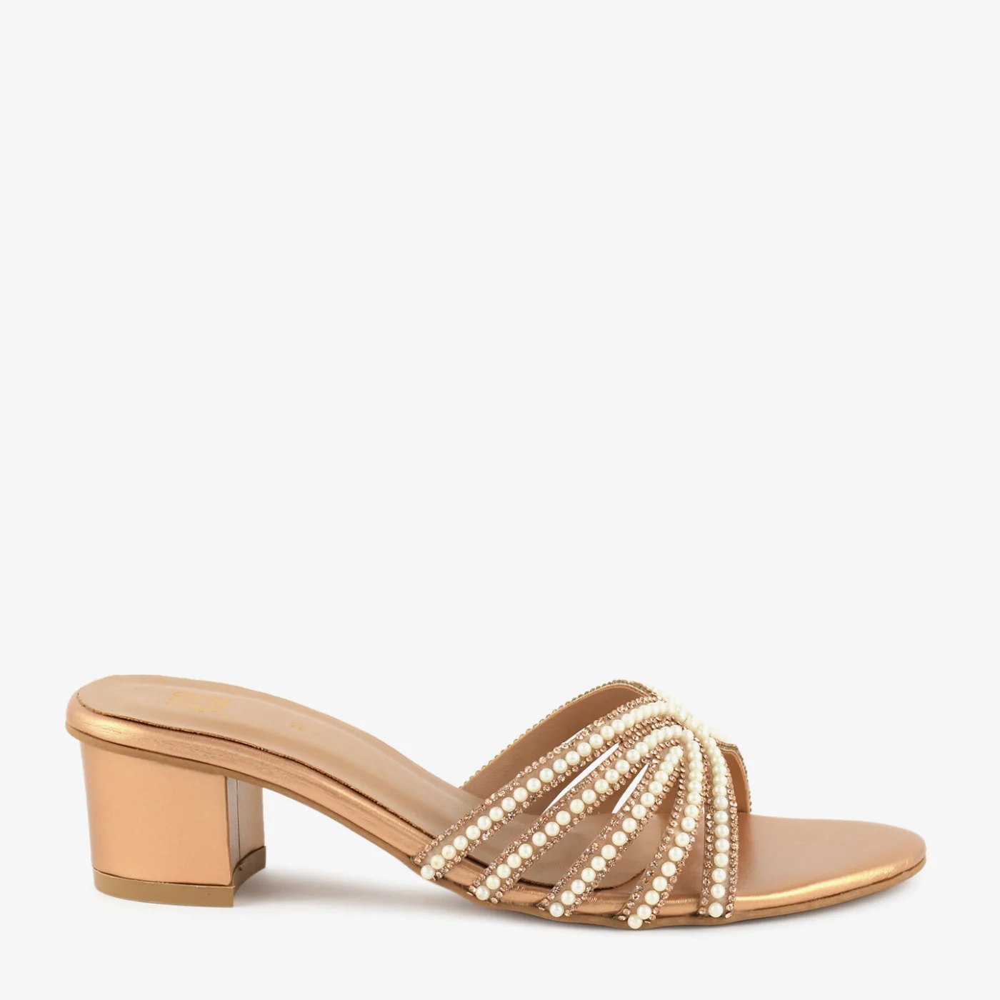Ivory Pearl Swirl Slides - Image 8