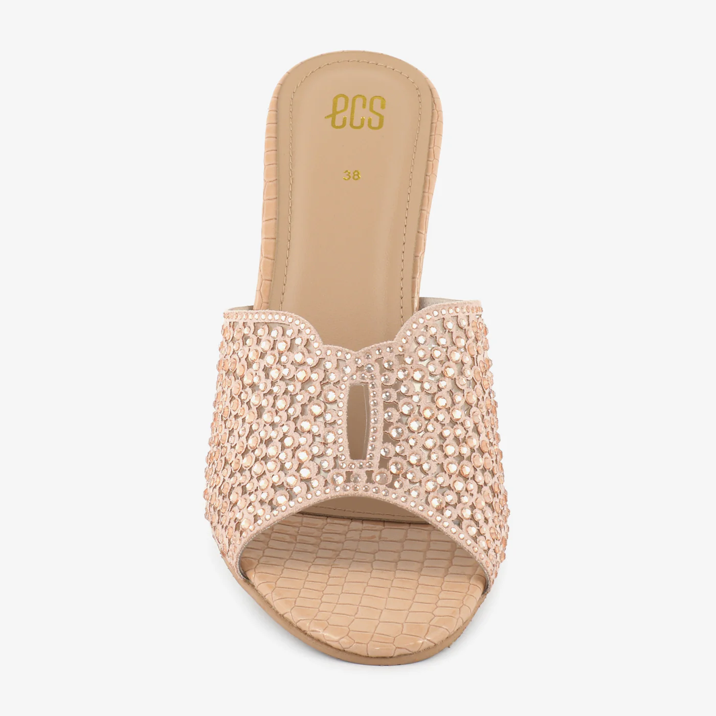 Rhinestone Raffia slipper - Image 10