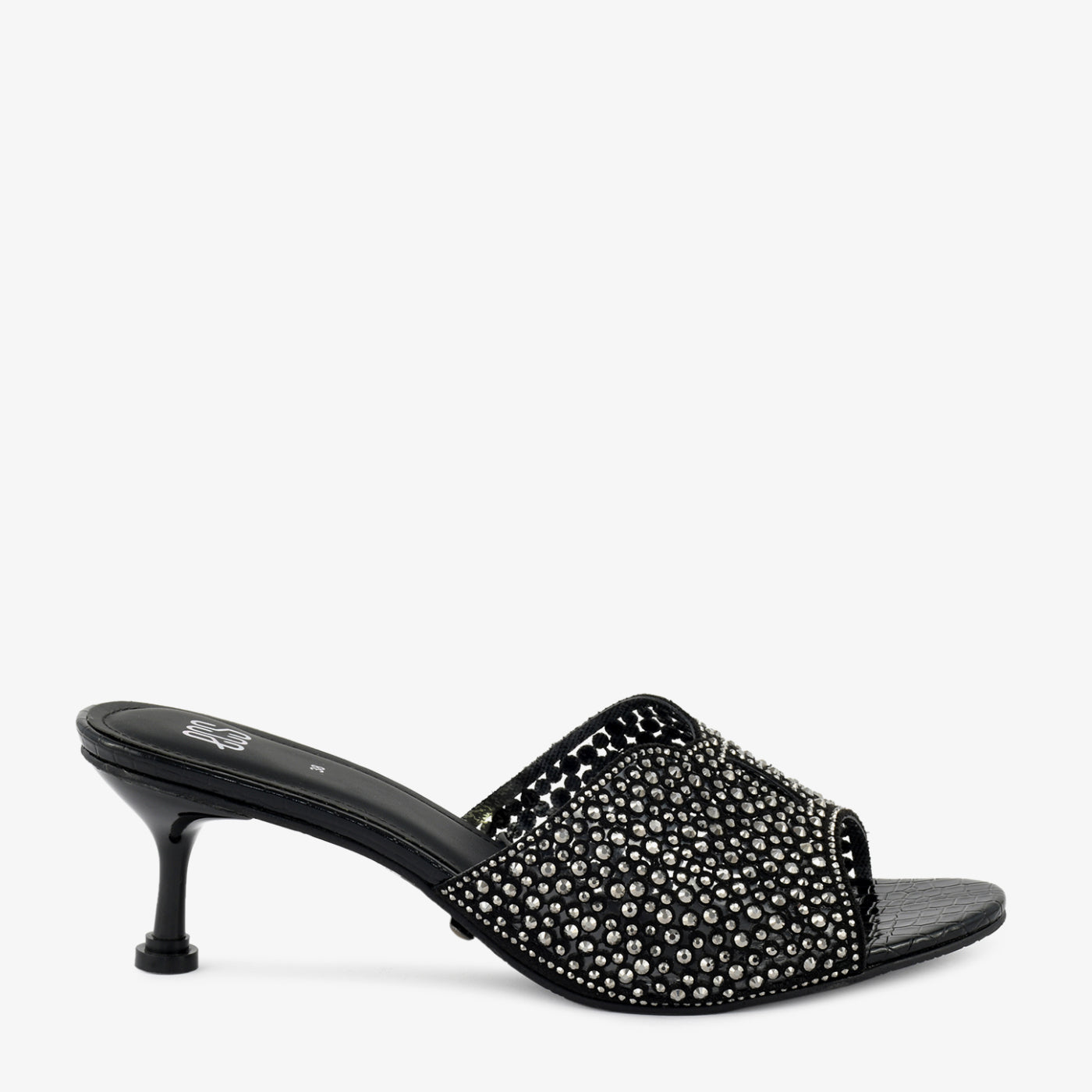 Rhinestone Raffia slipper - Image 3