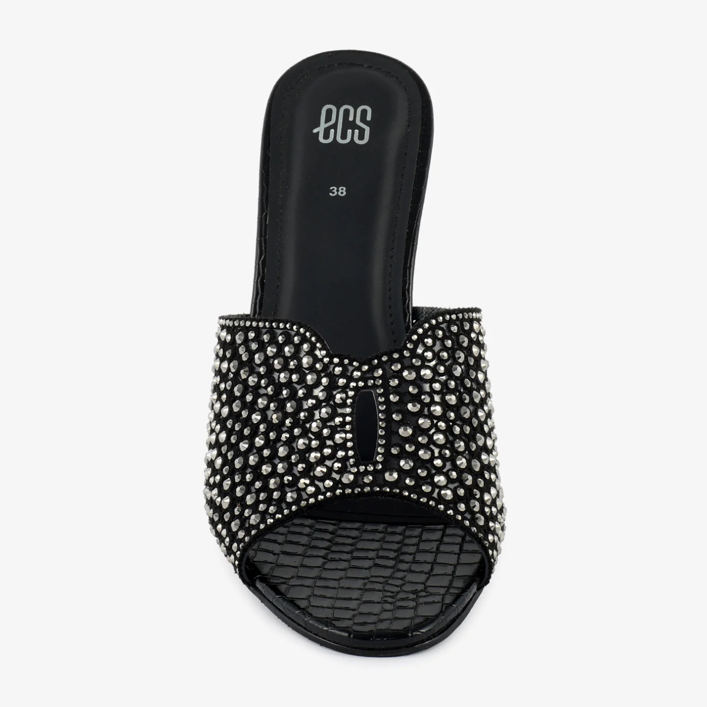 Rhinestone Raffia slipper - Image 5