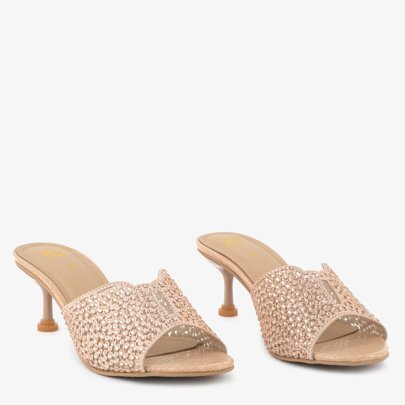 Rhinestone Raffia slipper - Image 7