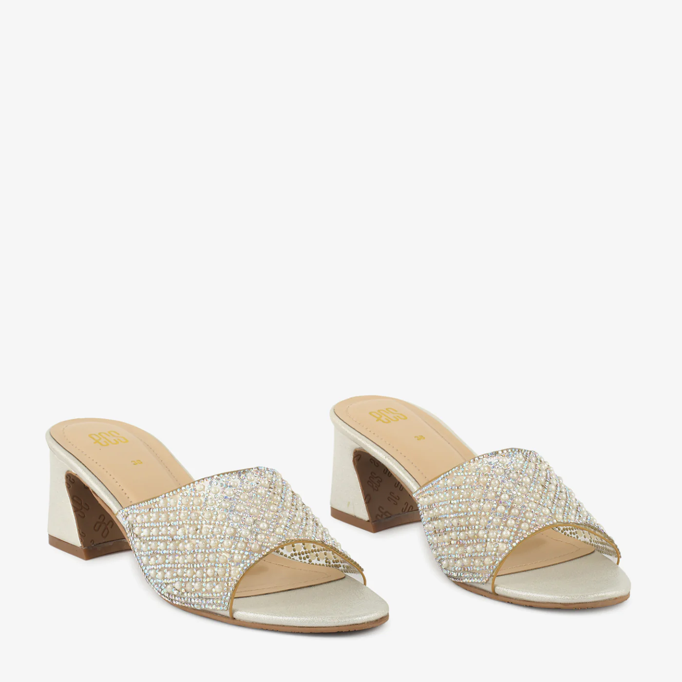 Pearl Shimmer Slippers - Image 2