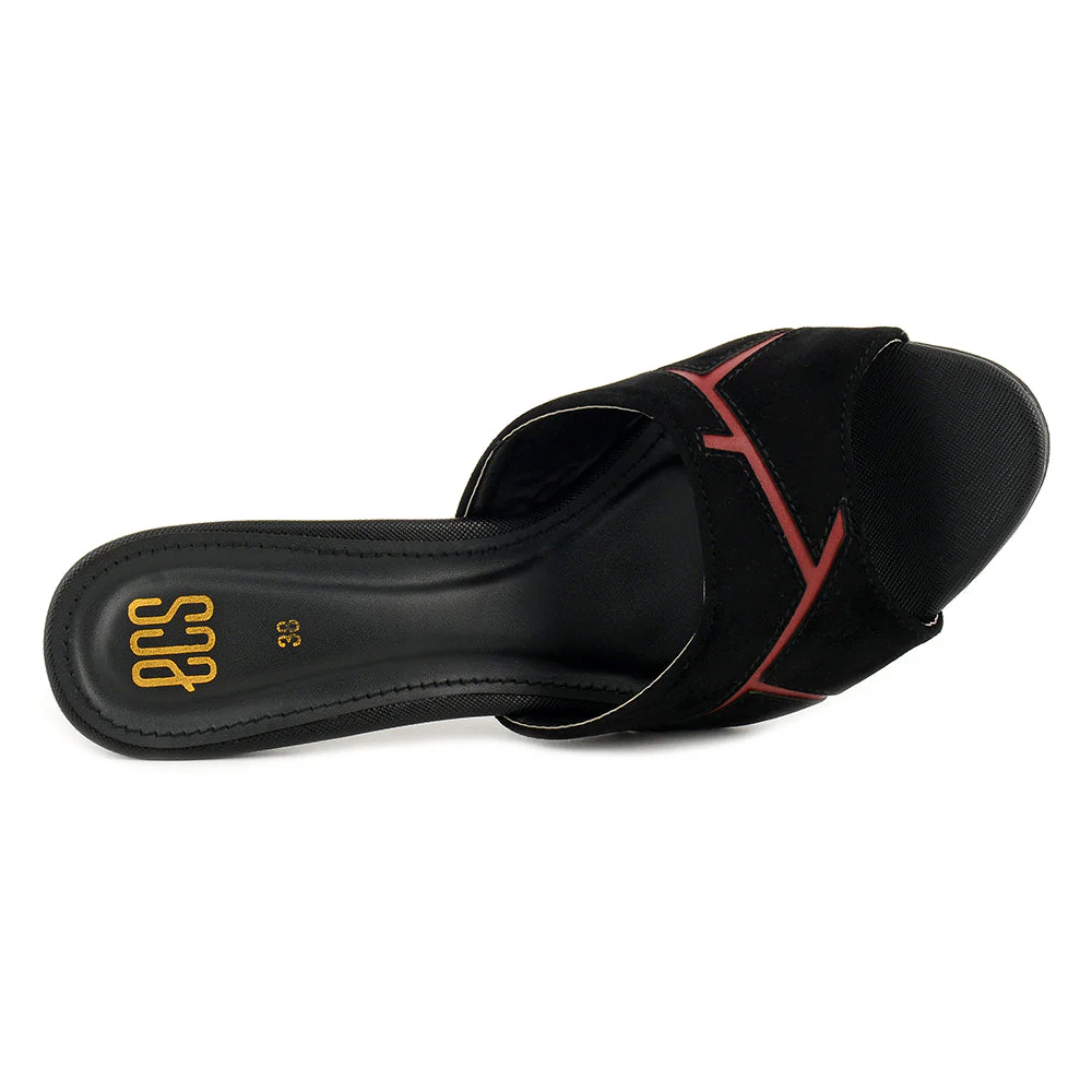 Multi Colour Suede Women Slippers - Image 3