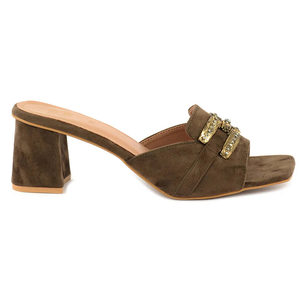 Block Heel Slipper - Image 2