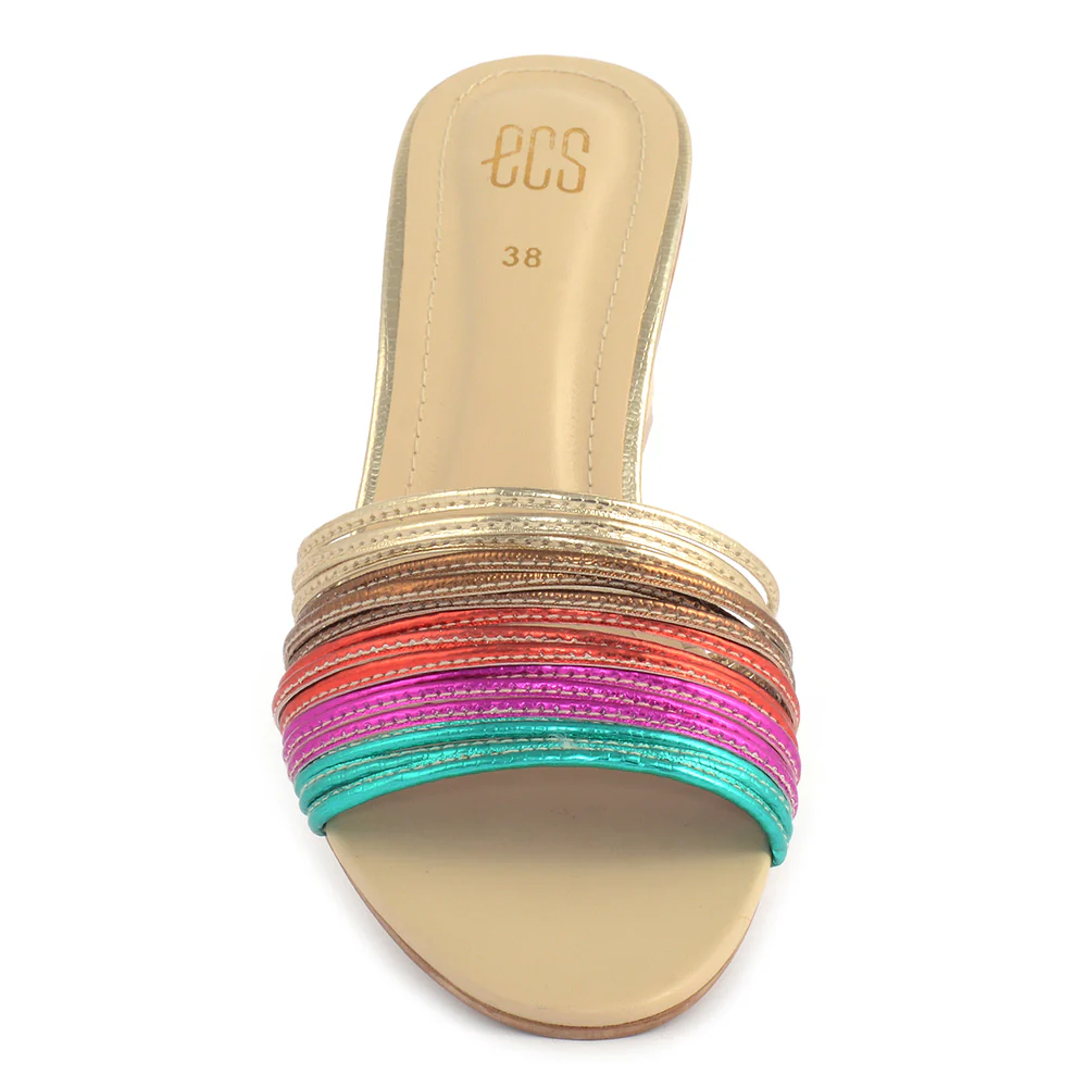 Glossy Round-Toe Slippers - Image 4