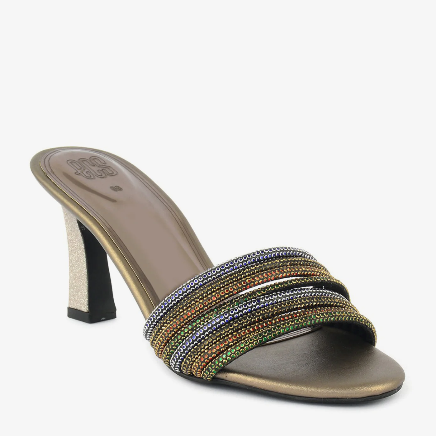 Gloss Mesh Stiletto Heels