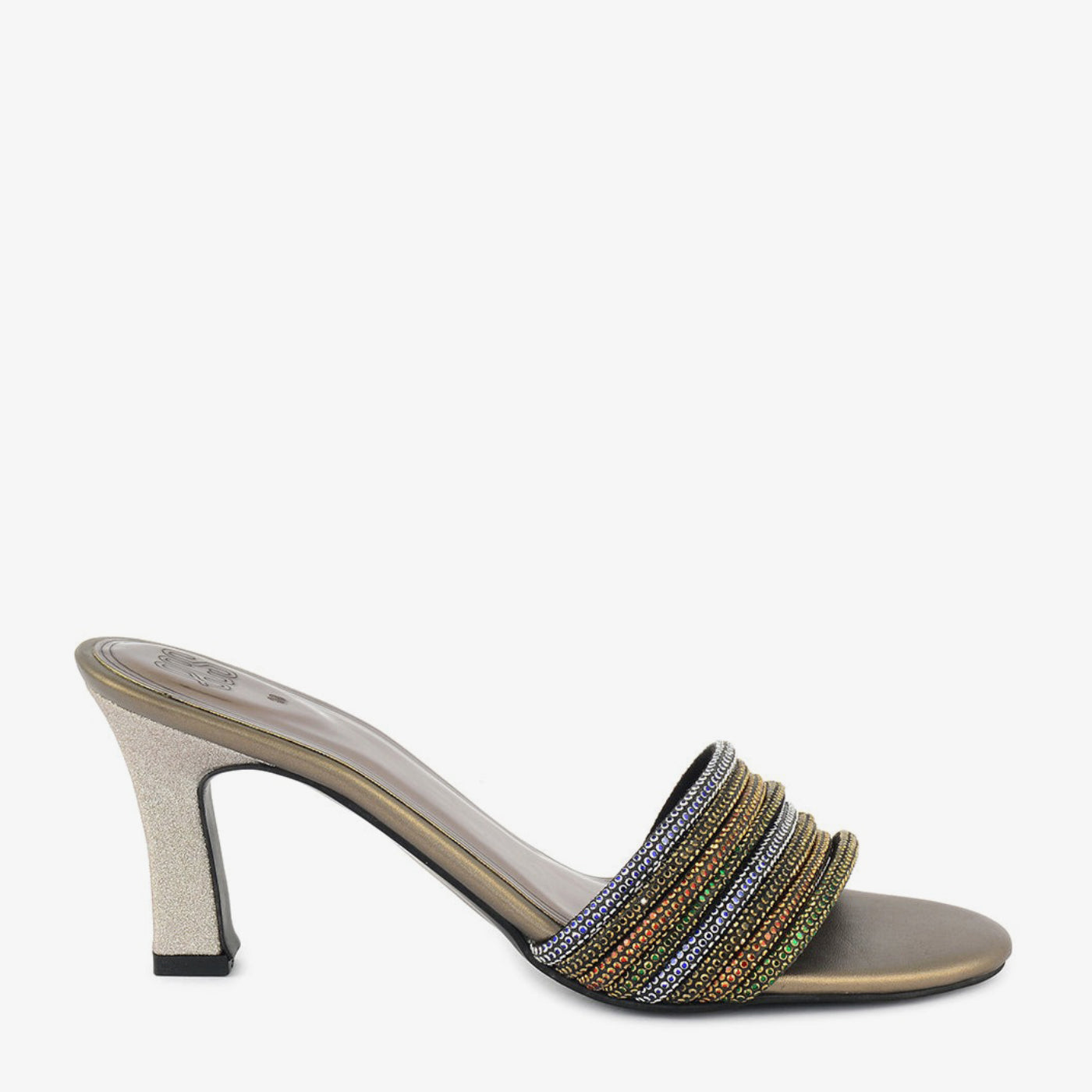 Gloss Mesh Stiletto Heels - Image 2