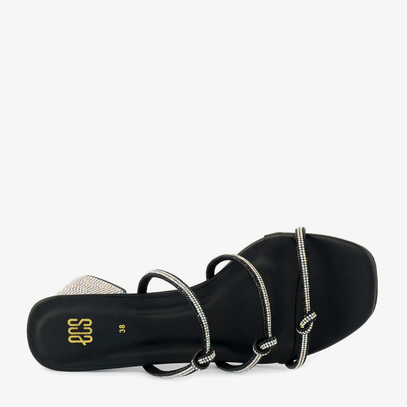 Glitter Knot Block Heels - Image 3