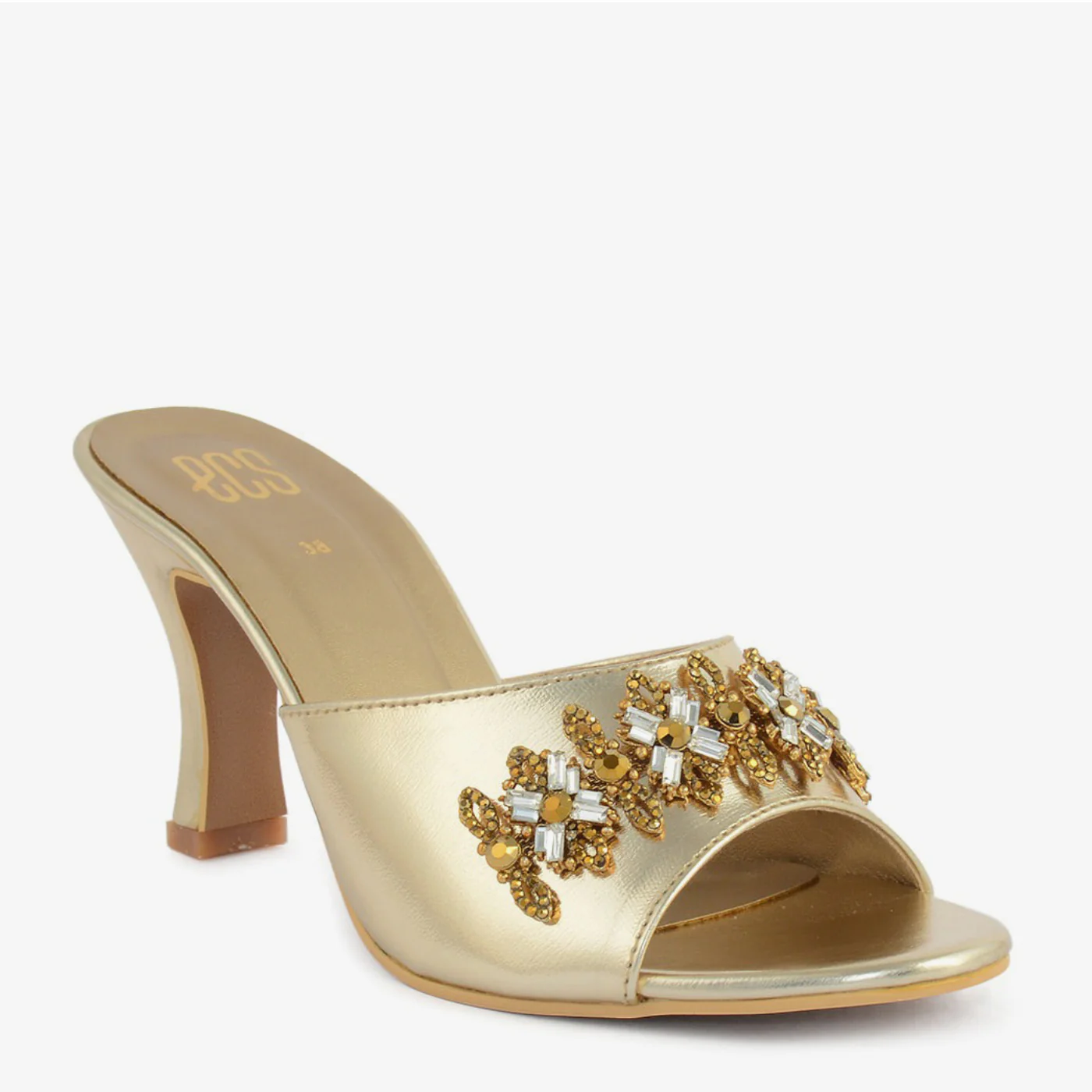 Golden Bridal Heel