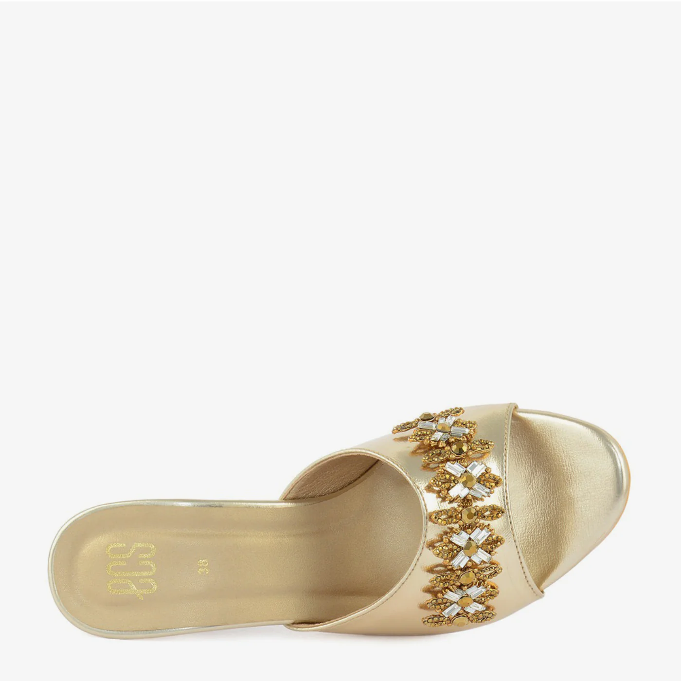Golden Bridal Heel - Image 3