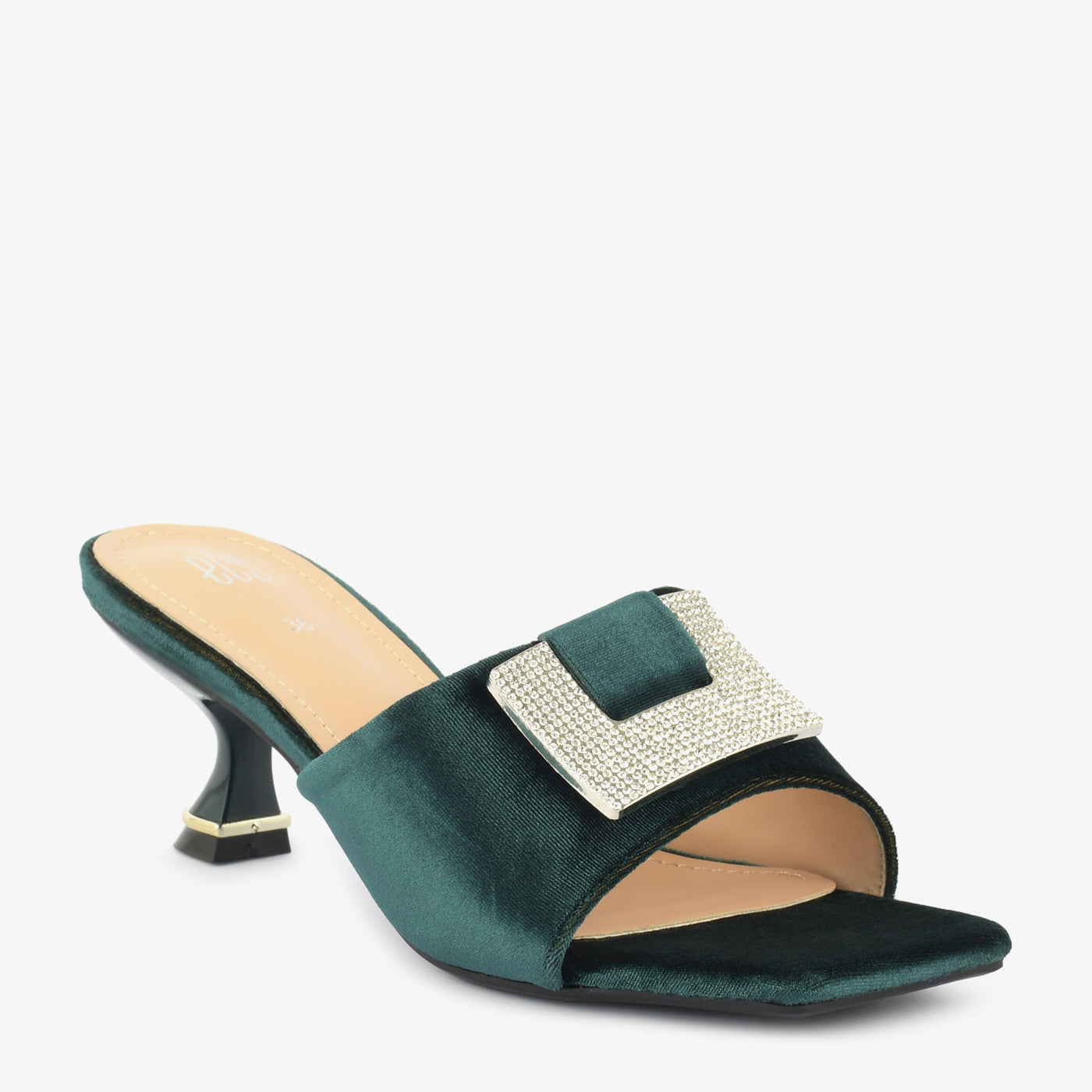 Embellished Buckle Slipper