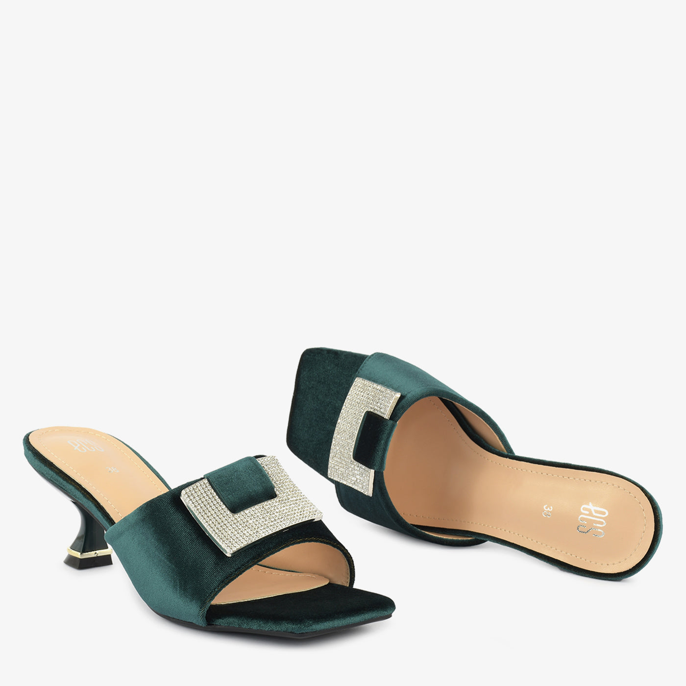 Embellished Buckle Slipper - Image 2