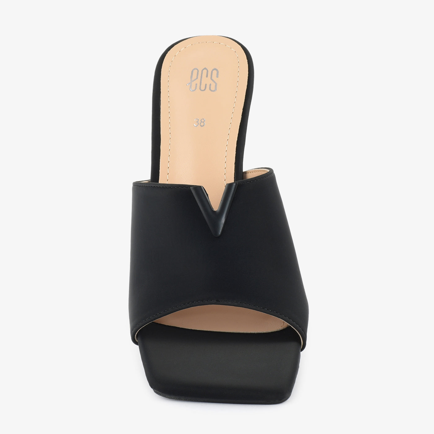 V-Cut Heeled Slippers - Image 5