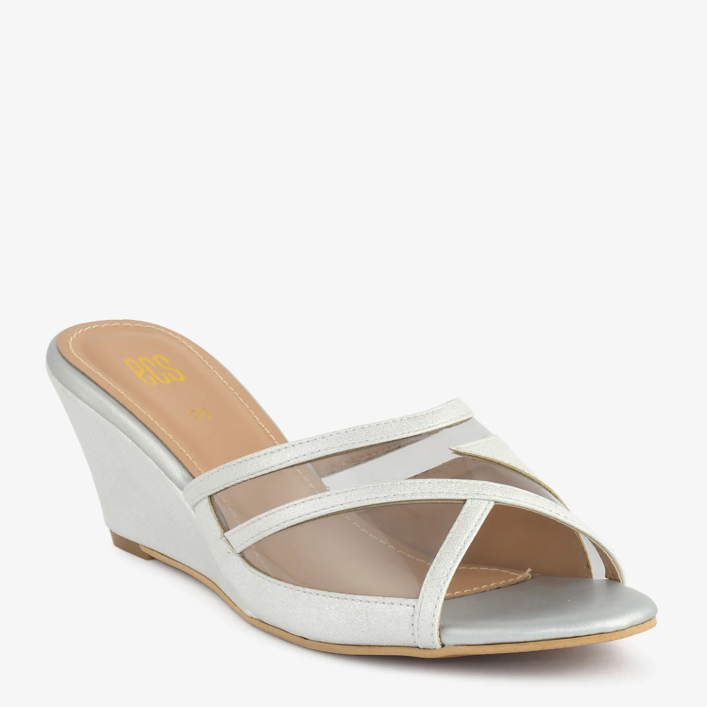 Clear Strap Wedge