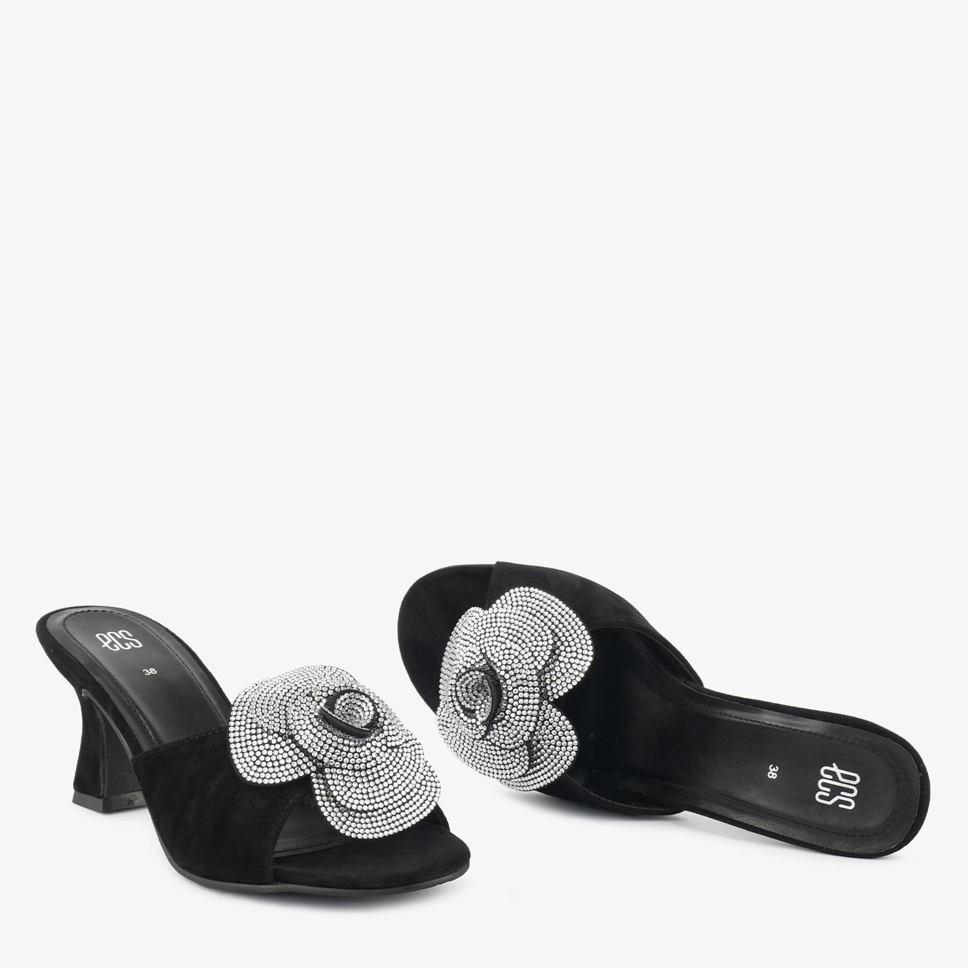 Midnight Bloom Heel Slides - Image 2