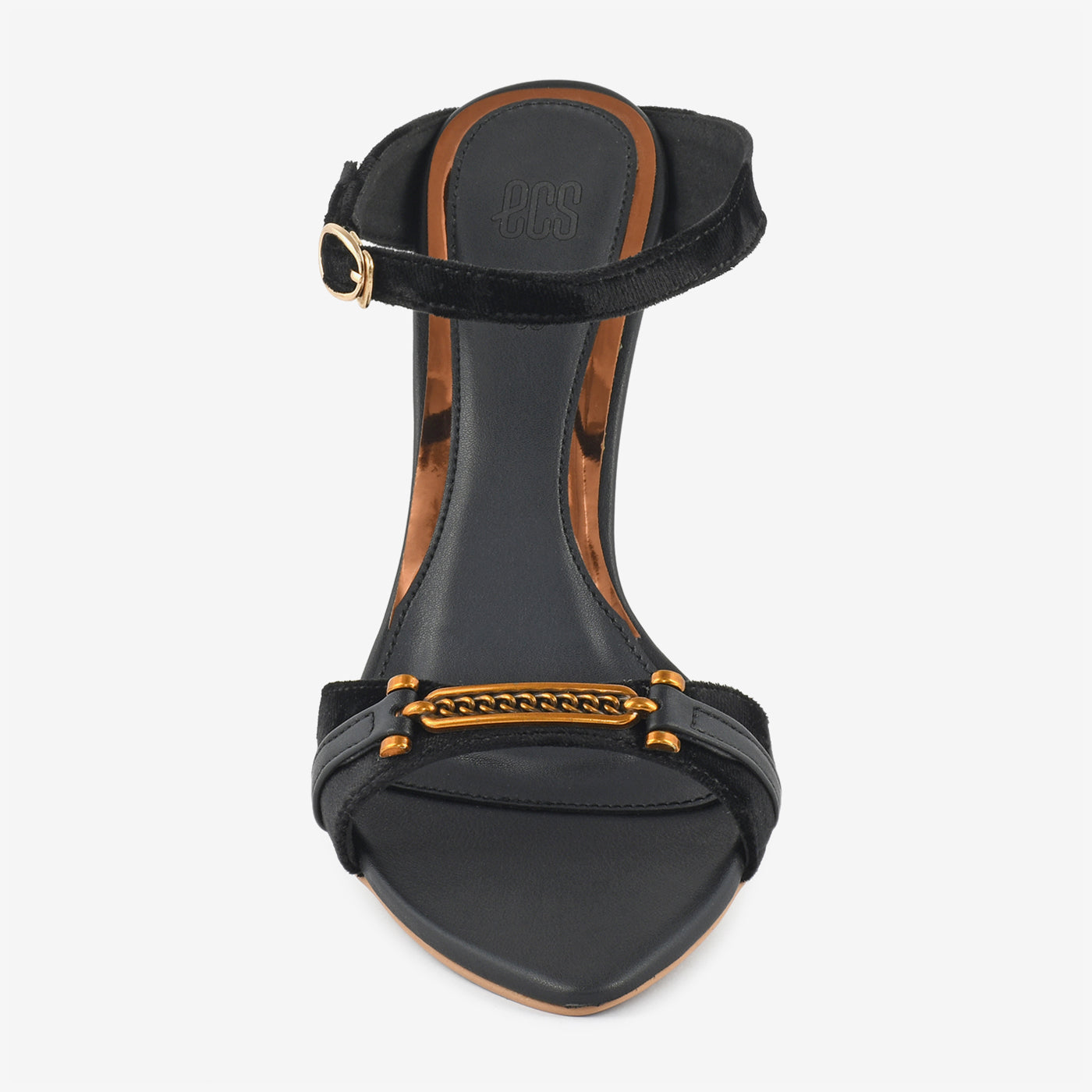Velvet Buckle Heel - Image 5