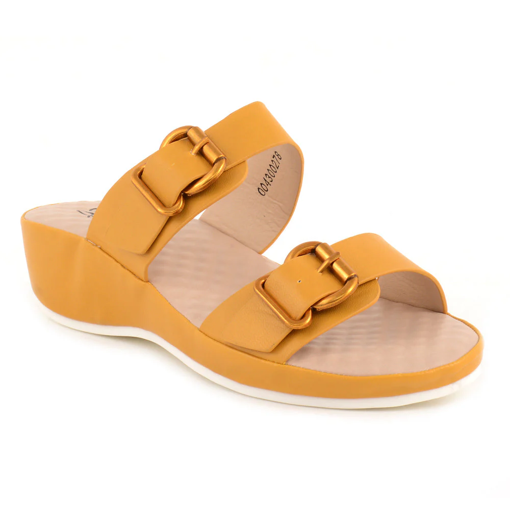 Metallic Buckle Slippers - Image 5