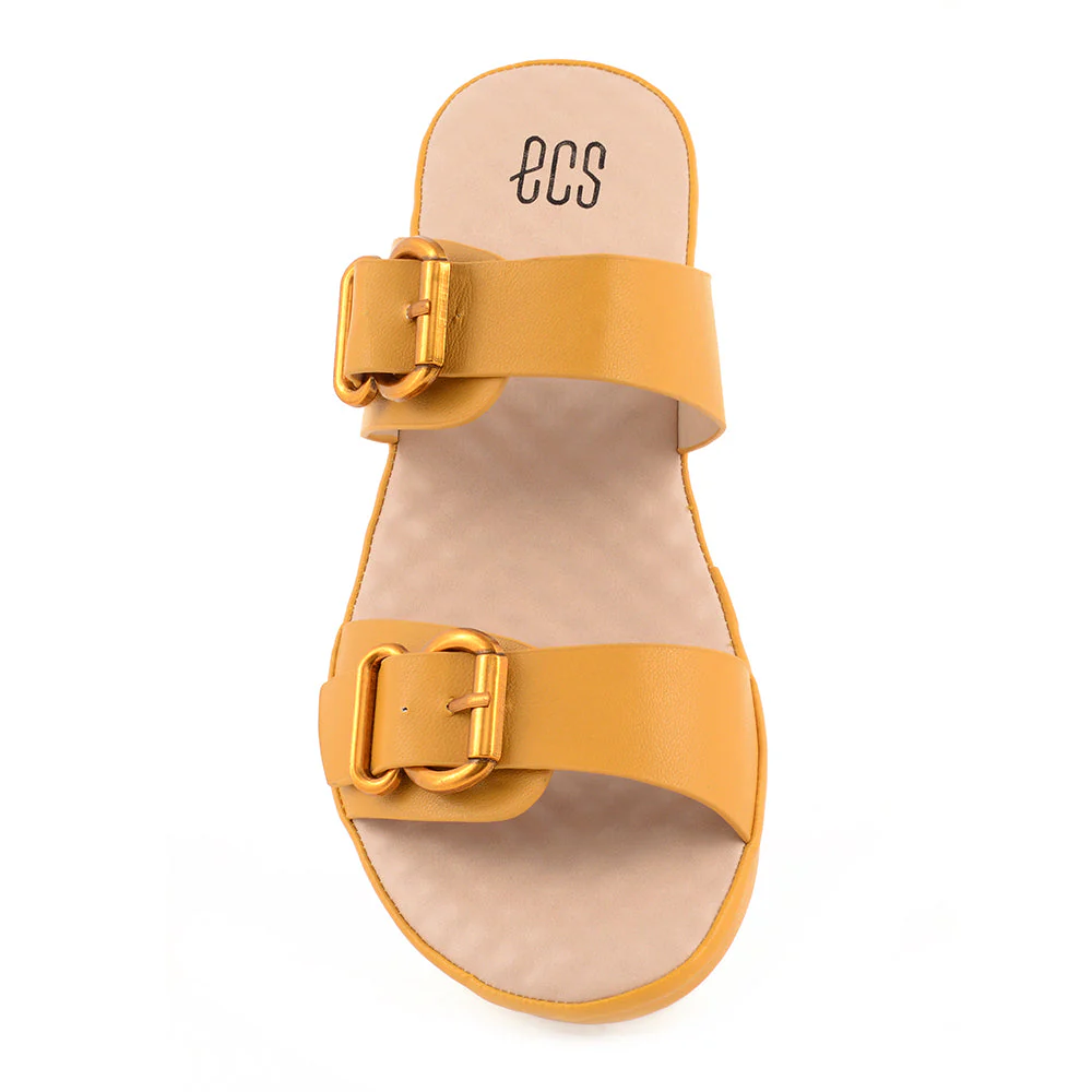 Metallic Buckle Slippers - Image 8