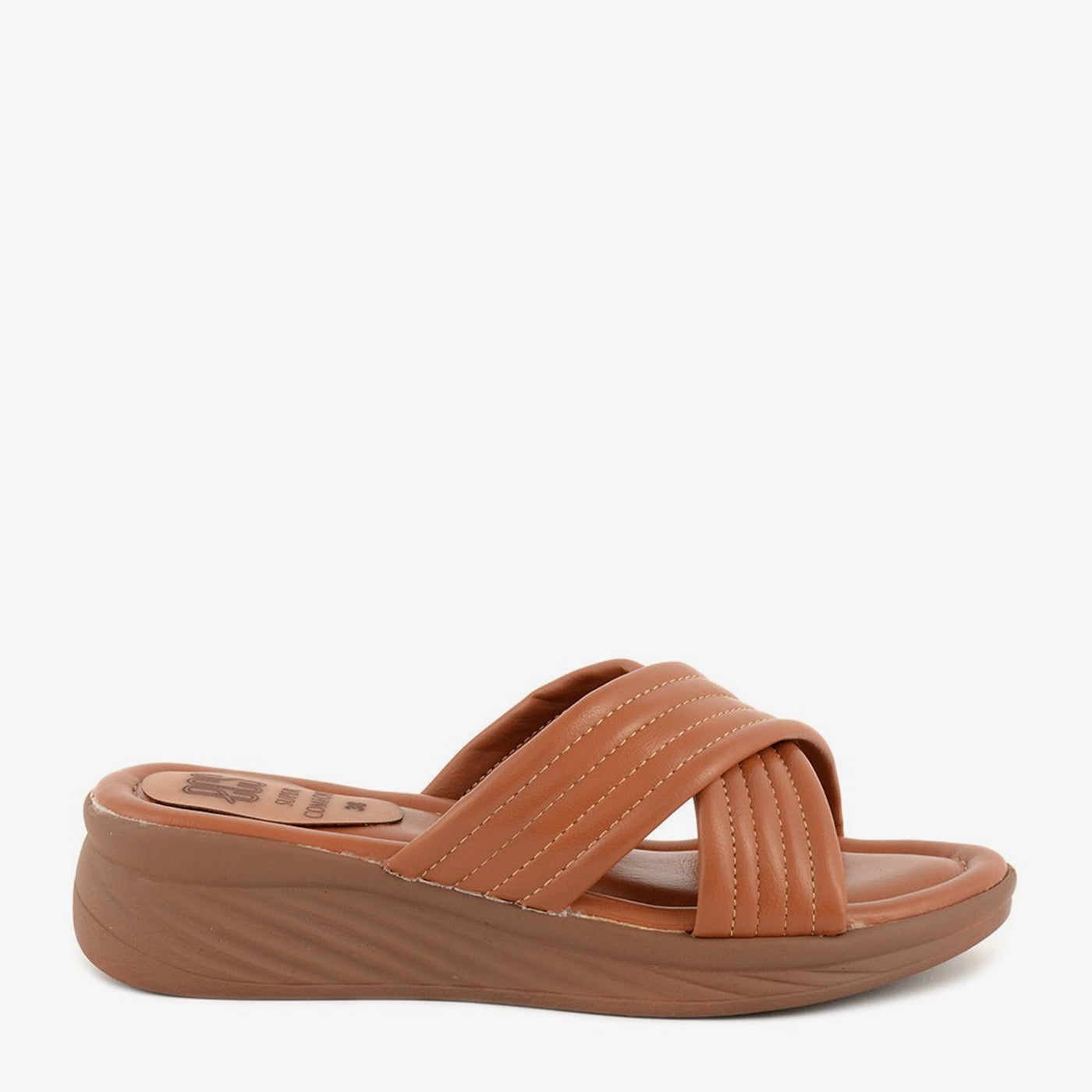 Criss-Cross Comfort Wedge Slipper - Image 2