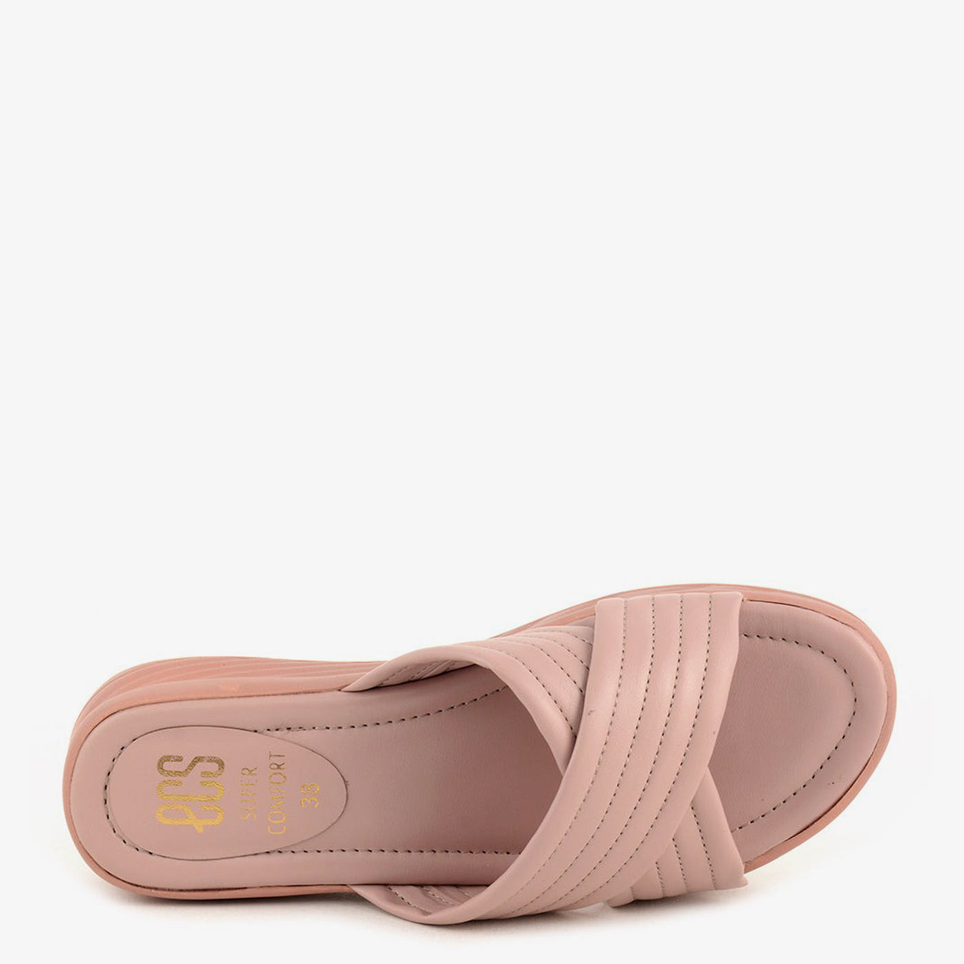 Criss-Cross Comfort Wedge Slipper - Image 7
