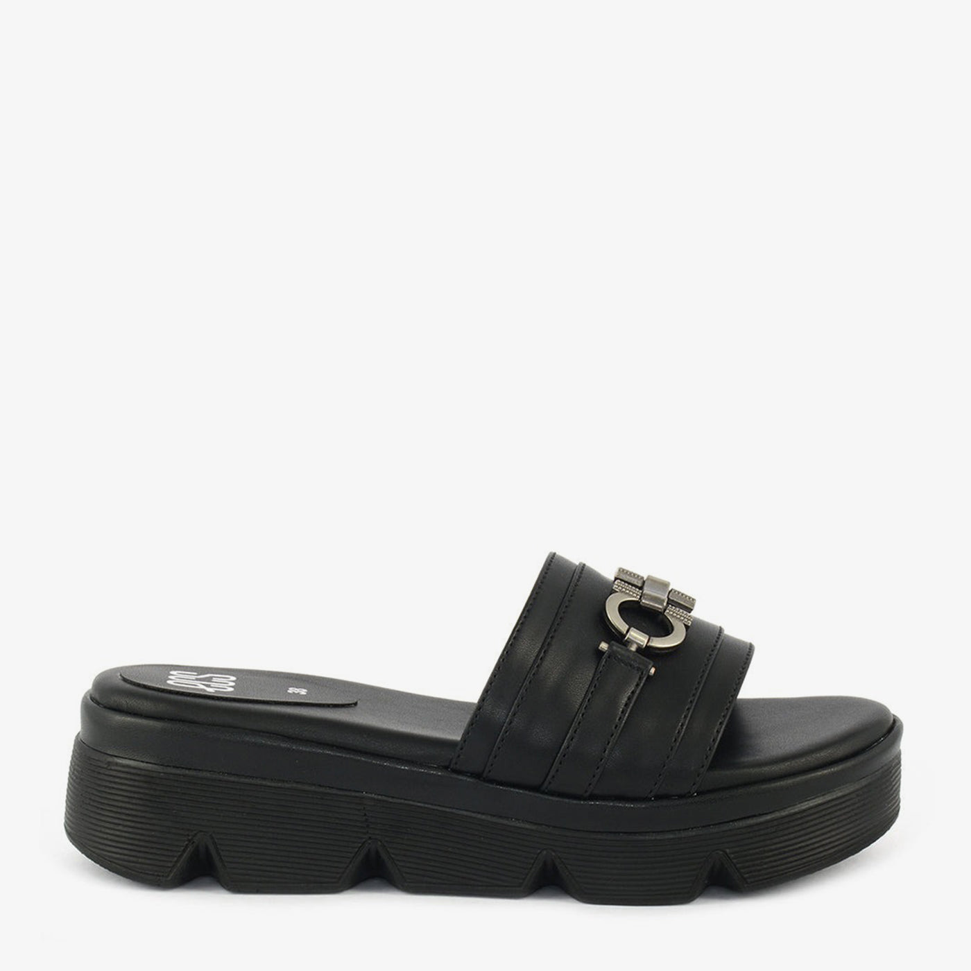 Matte Buckle Slippers - Image 2