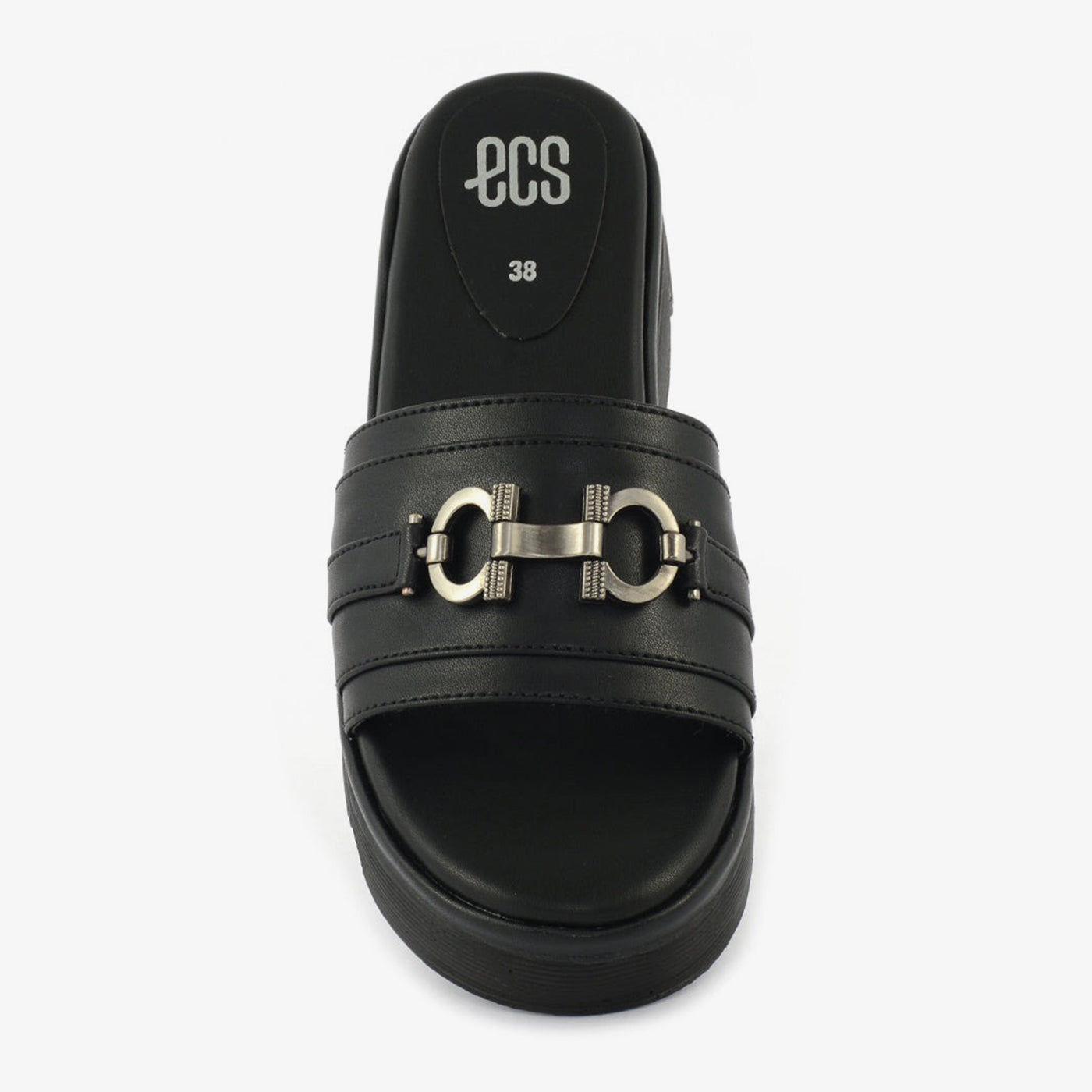 Matte Buckle Slippers - Image 4