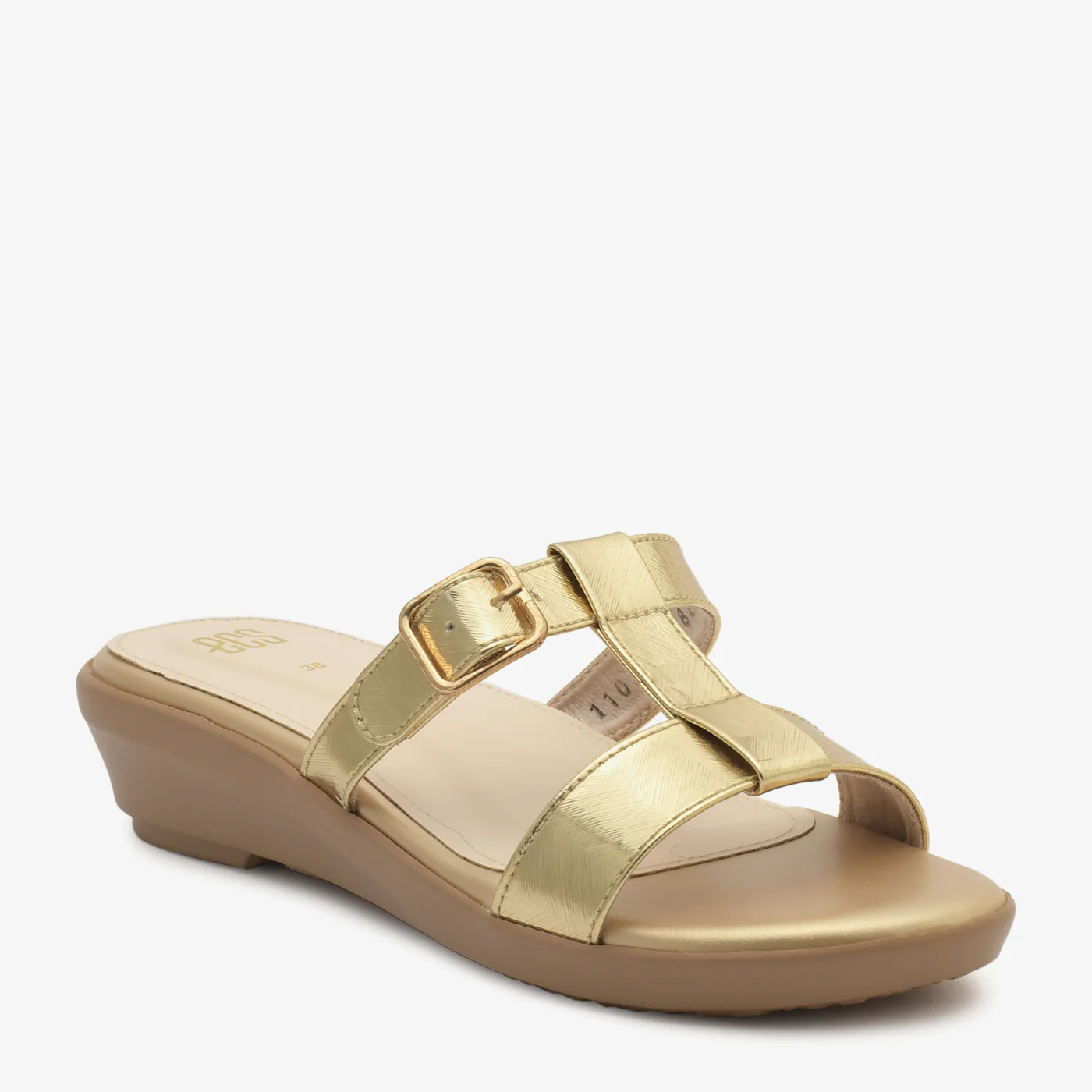 Textured Wedge Slippers