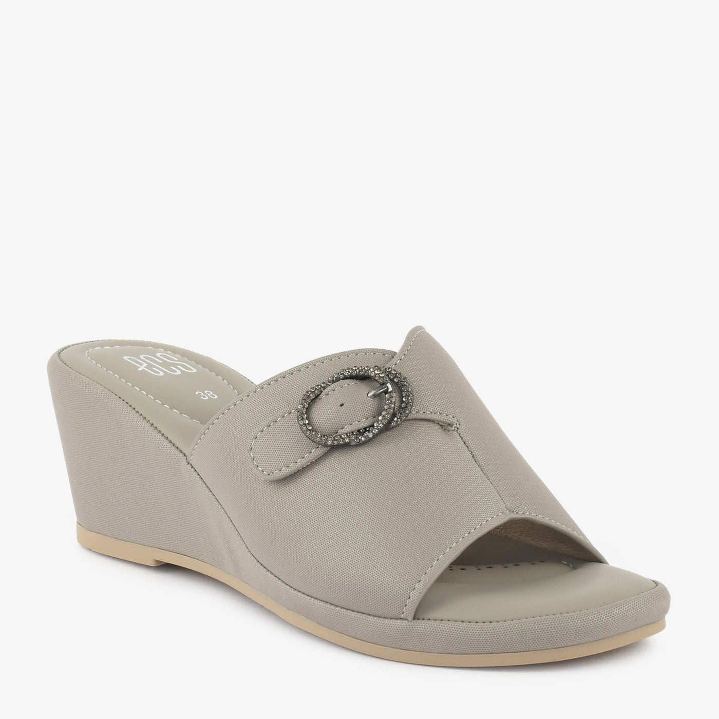 Embellished Wedge Slippers - Image 6