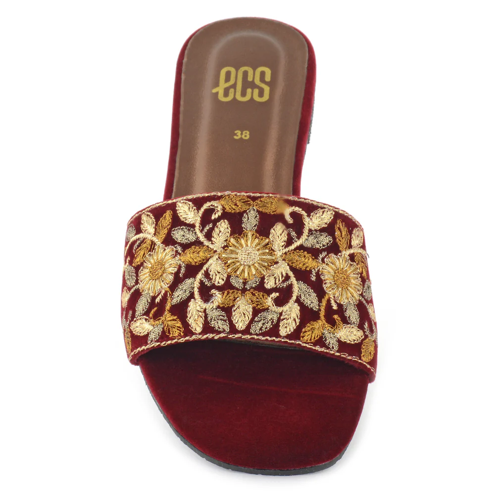Vita Embroidered Slippers - Image 4