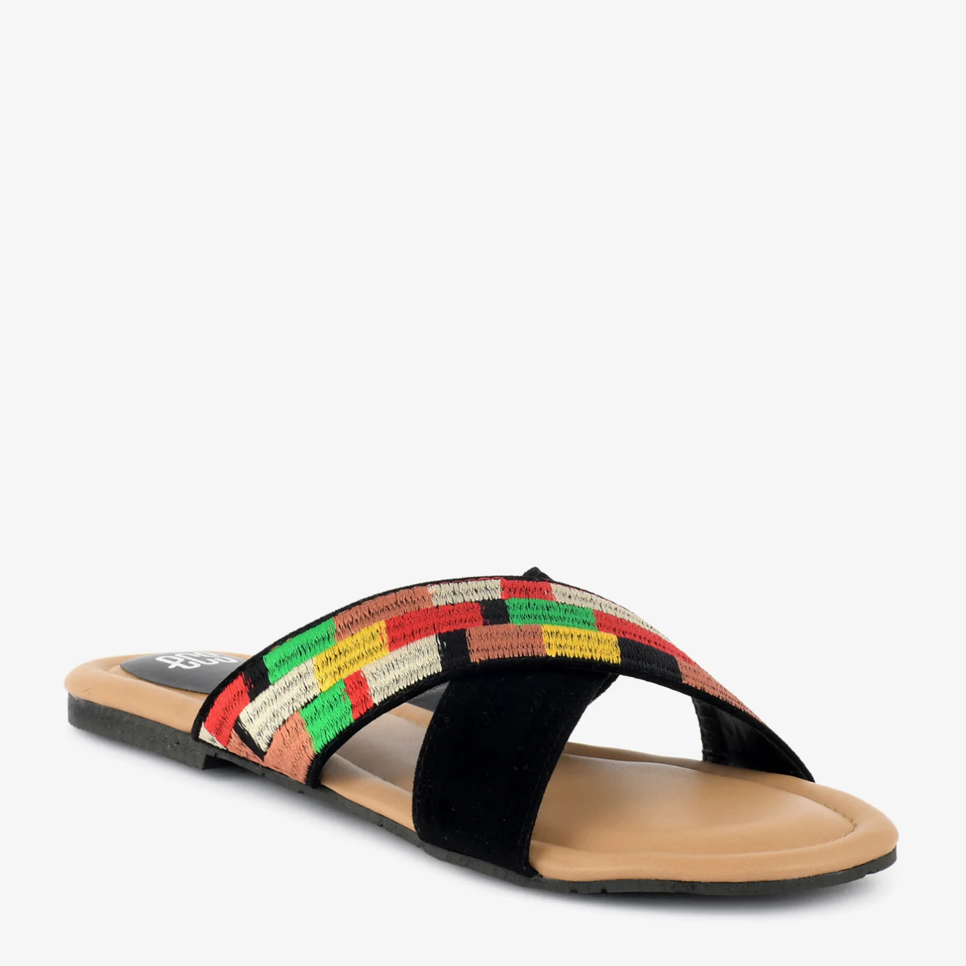 Embroidered Cross Slides