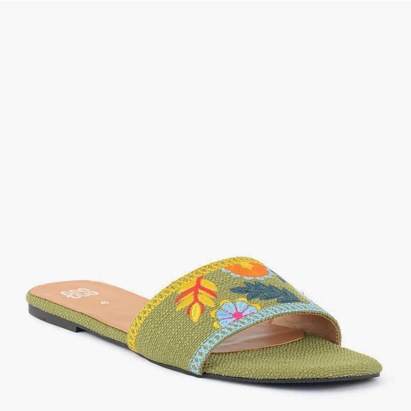 Embroidered Flat Slipper - Image 5