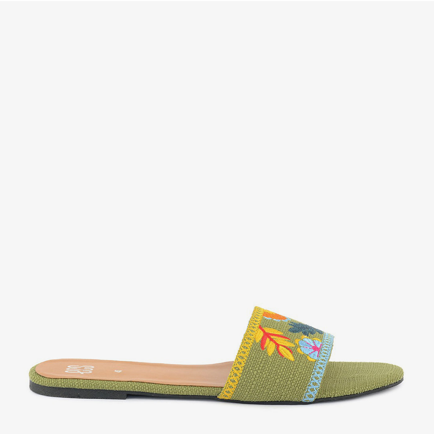 Embroidered Flat Slipper - Image 6
