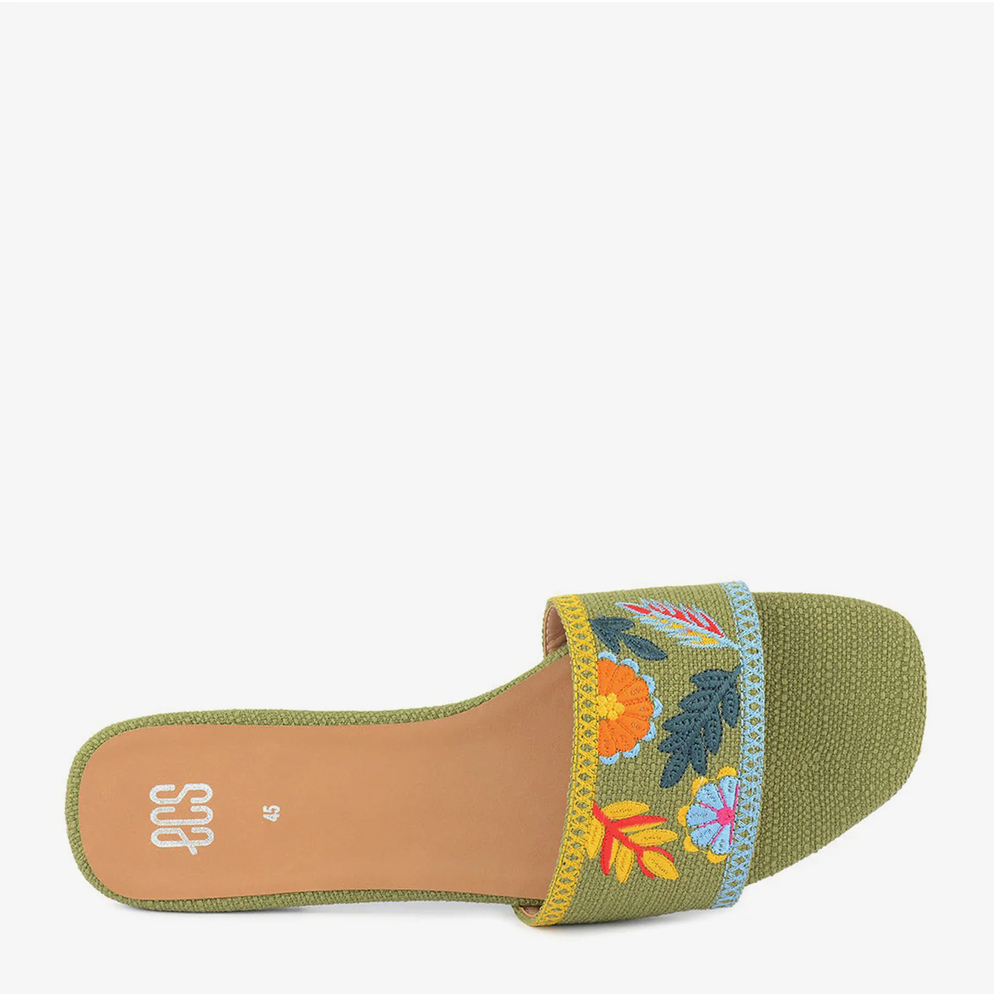 Embroidered Flat Slipper - Image 7